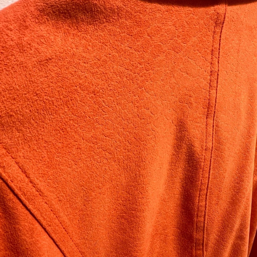 Insight Orange Leather Moto Jacket - Picture 3 of 6